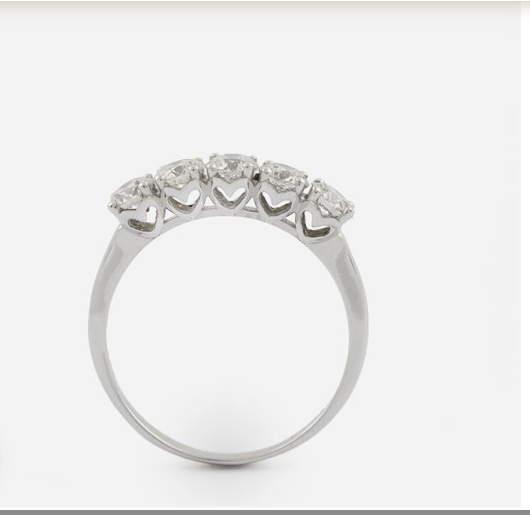 Anello Promesse Donna in Oro bianco Diamante 0.20 Ct FTCF020 - FTCF020